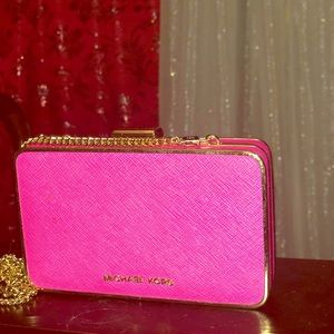 Chained Michael Kors clutch